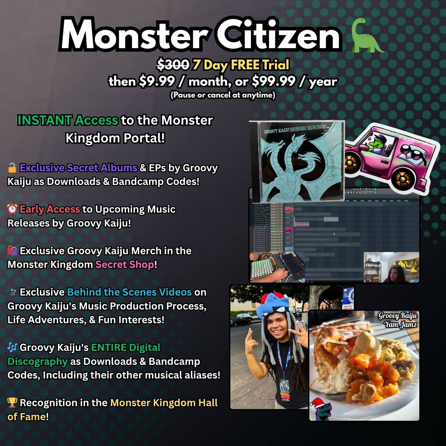 Kaiju Cave Monthly Membership
