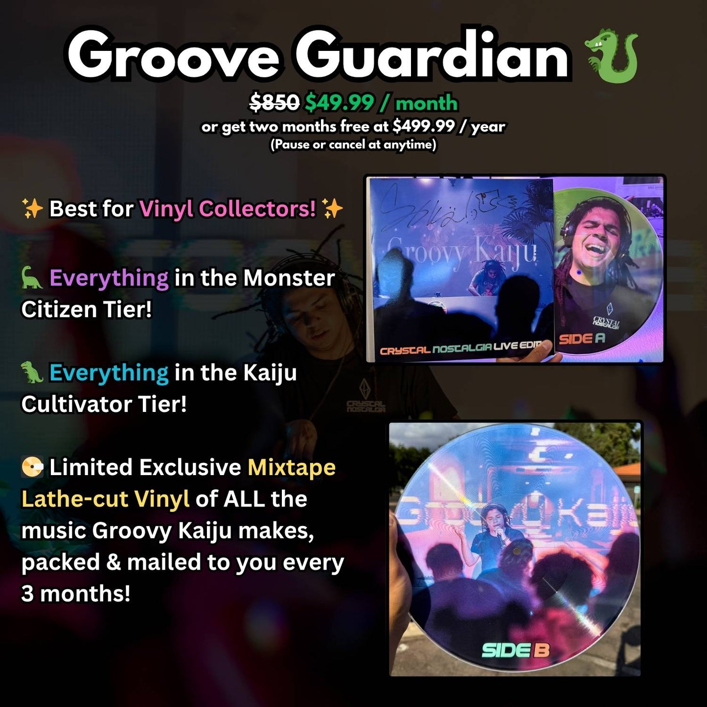 Kaiju Cave Monthly Membership