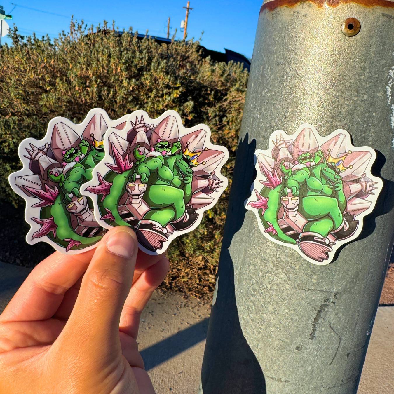 Groovy Kaiju - Destroy All Monsters: New Game Plus Edition Fridge Magnet