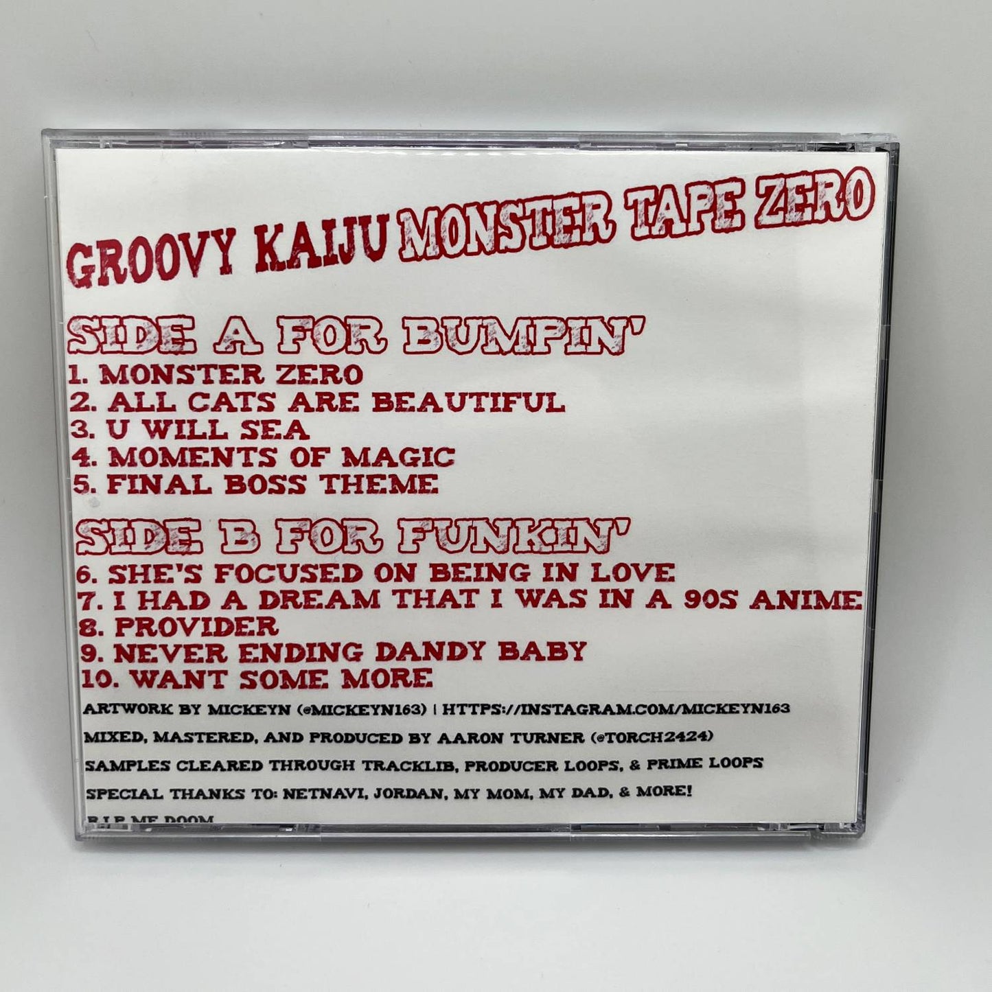 Groovy Kaiju - Monster Tape Zero (Album)