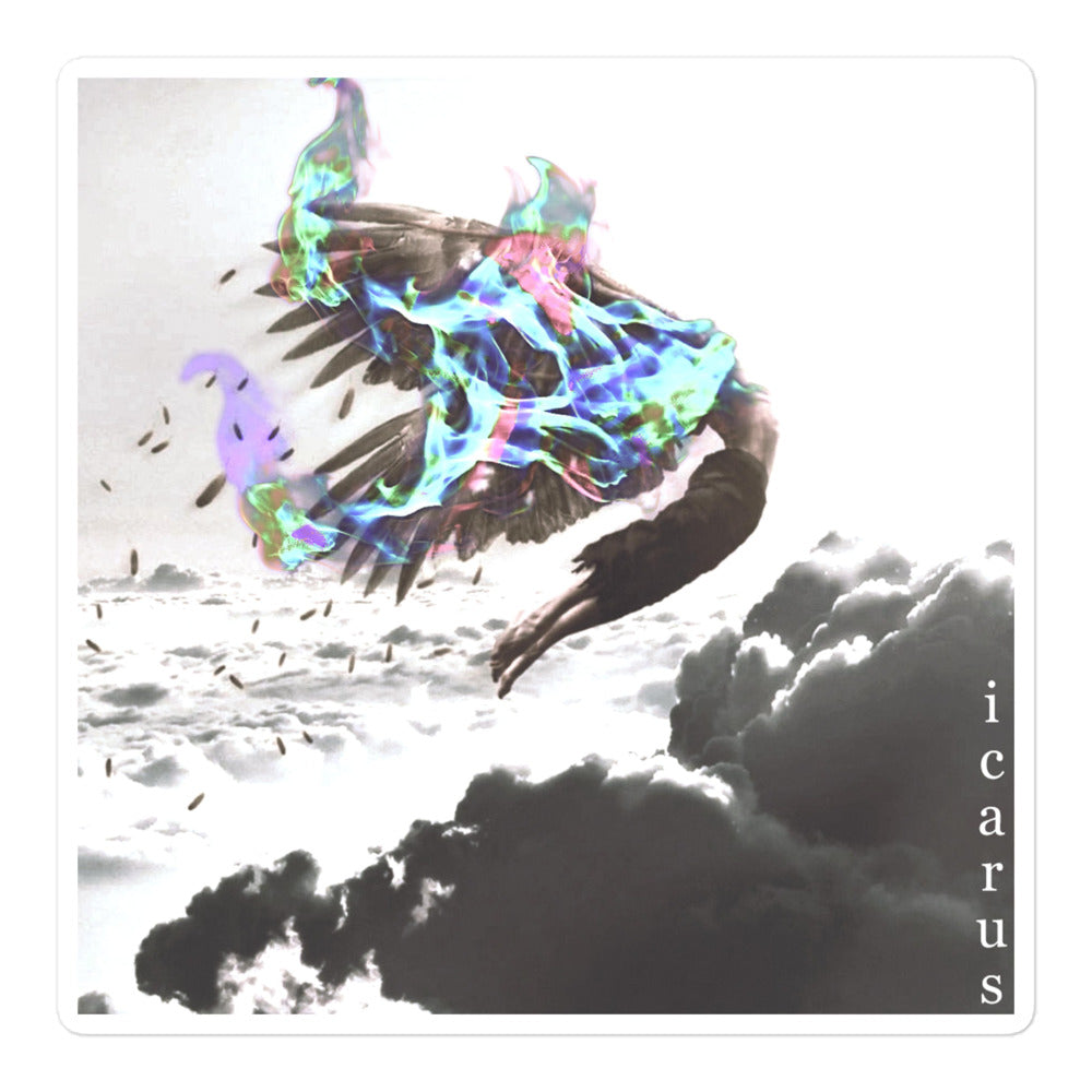 Astroblk - Icarus Album Cover Sticker