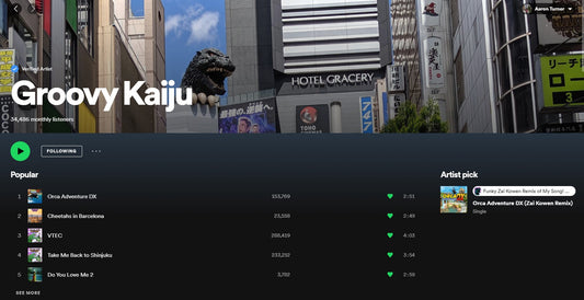 Groovy Kaiju - Latest Singles, Compilation Tracks, & Kaiju Club Exclusives Downloads