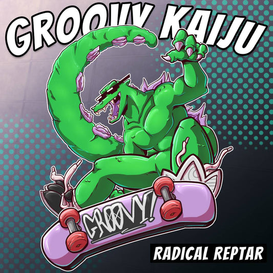 Radical Reptar Album Cover Reveal | Want to See a Kaiju on a Skateboard? My Next Album is FINALLY Ready!