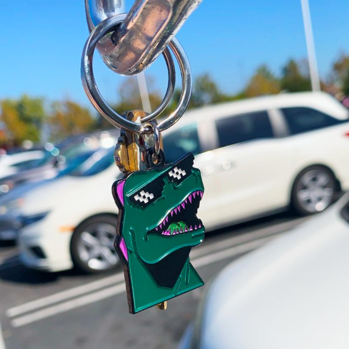 Groovy Kaiju - Logo Keychain