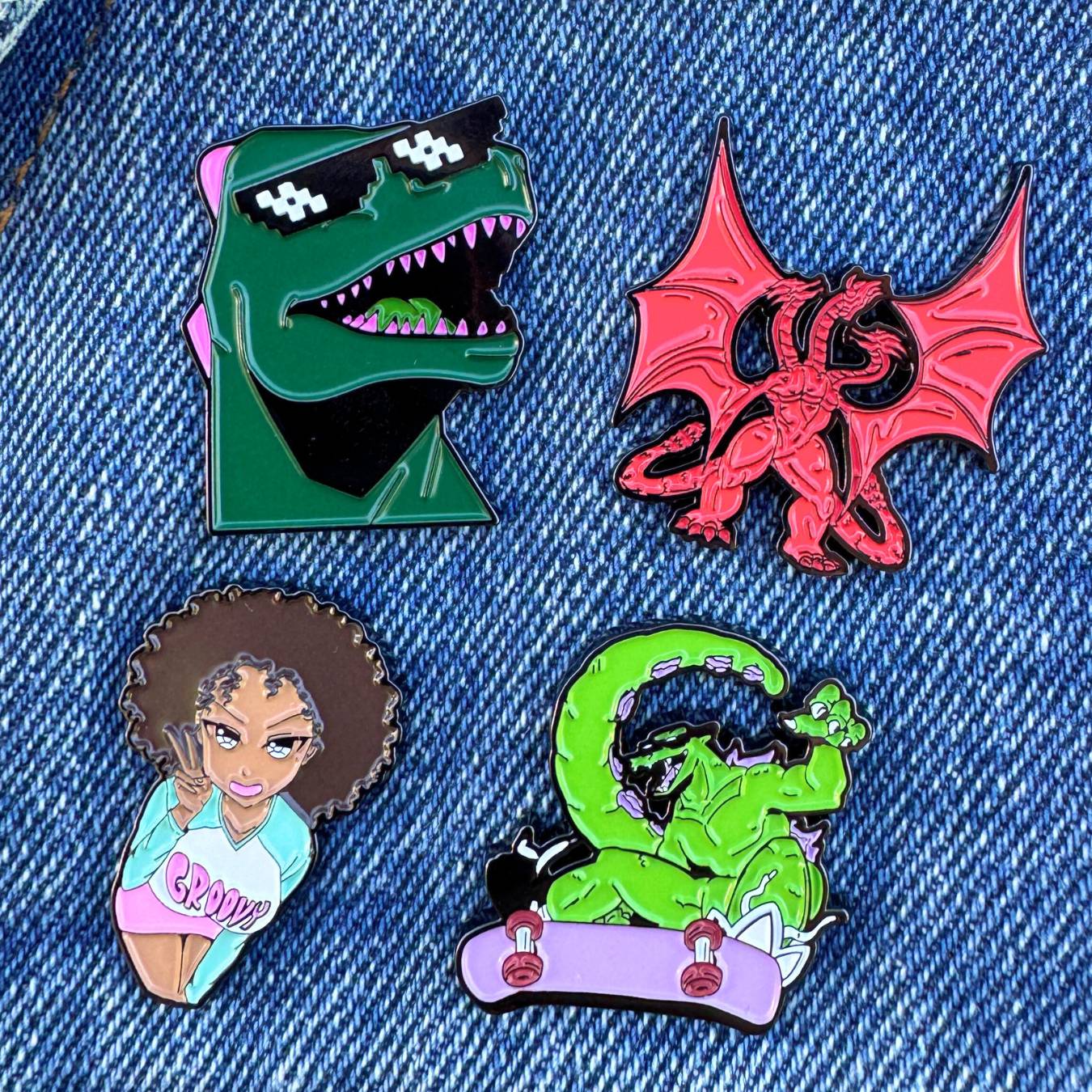 Groovy Kaiju - Senorita Collectible Pin