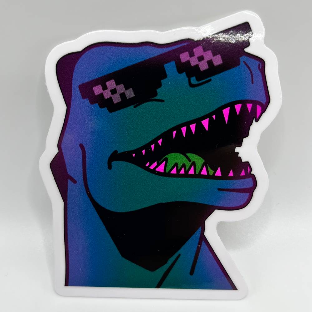 Two Groovy Kaiju Stickers (Free + Shipping)