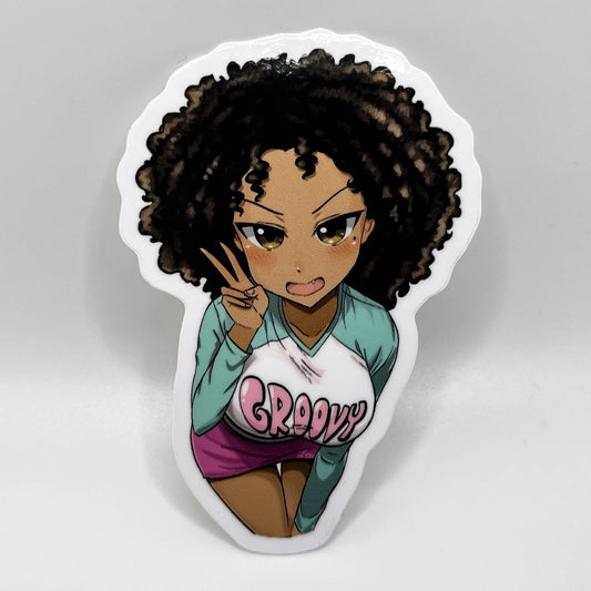 Groovy Kaiju - Senorita Anime Waifu Sticker