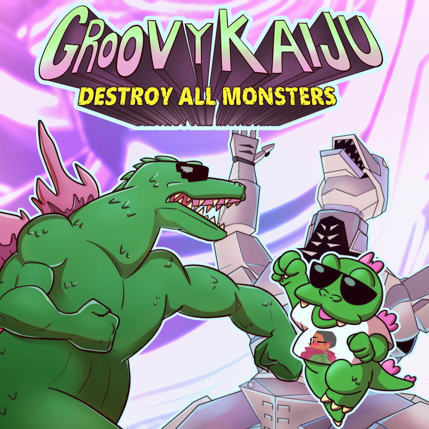9 all monsters Groovy Kaiju