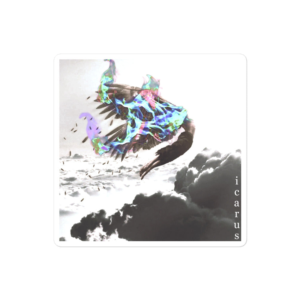 Astroblk - Icarus Album Cover Sticker