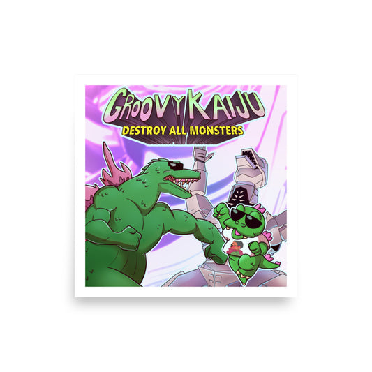 Groovy Kaiju - Destroy All Monsters Photo Poster