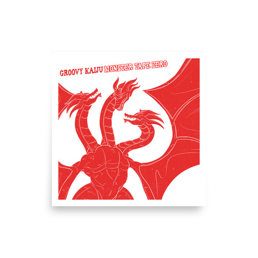 Groovy Kaiju - Monster Tape Zero Photo Poster